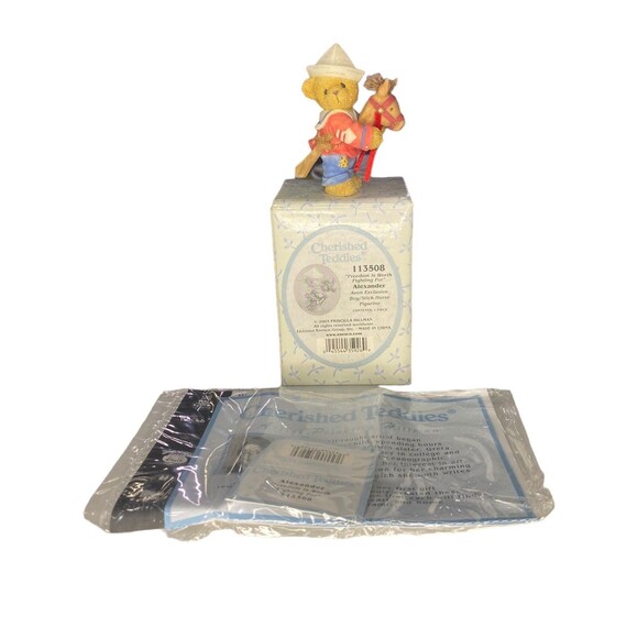 Cherished Teddies ALEXANDER Freedom Is Worth Fighting For Enesco 113508 NEW - Picture 2 of 9